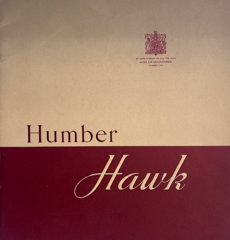 1951 Humber Hawk original sales brochure