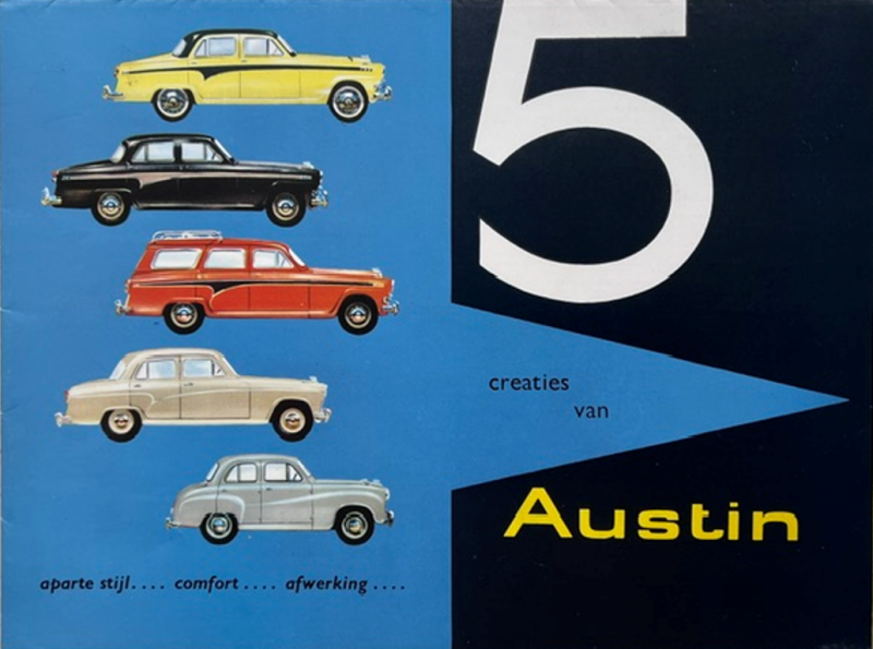 1957 Austin Model range original sales brochure