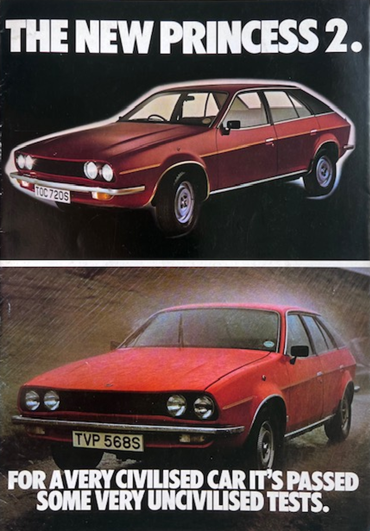1978 Princess 2 original sales brochure