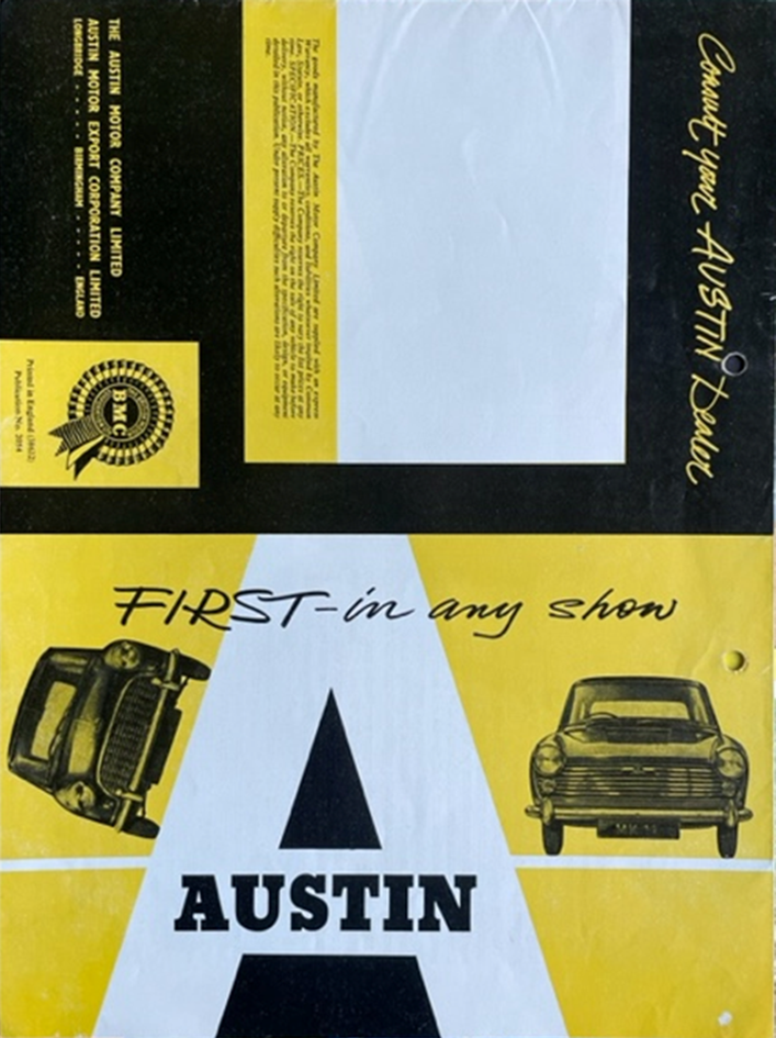 1961 Austin Model range original sales brochure