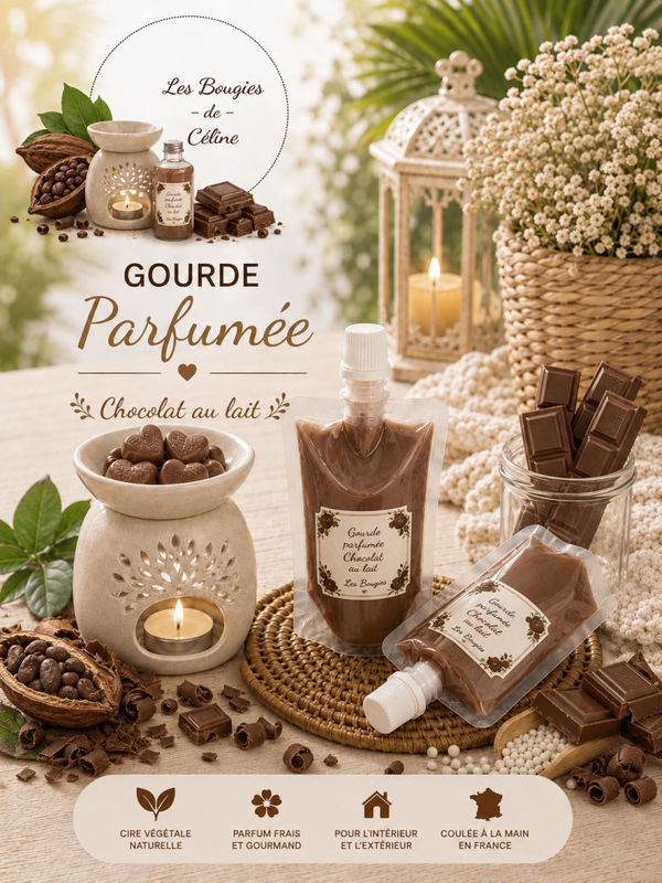 Gourde Parfumée Chocolat au lait