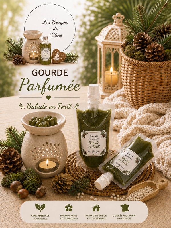 Gourde parfumée Balade en Forêt