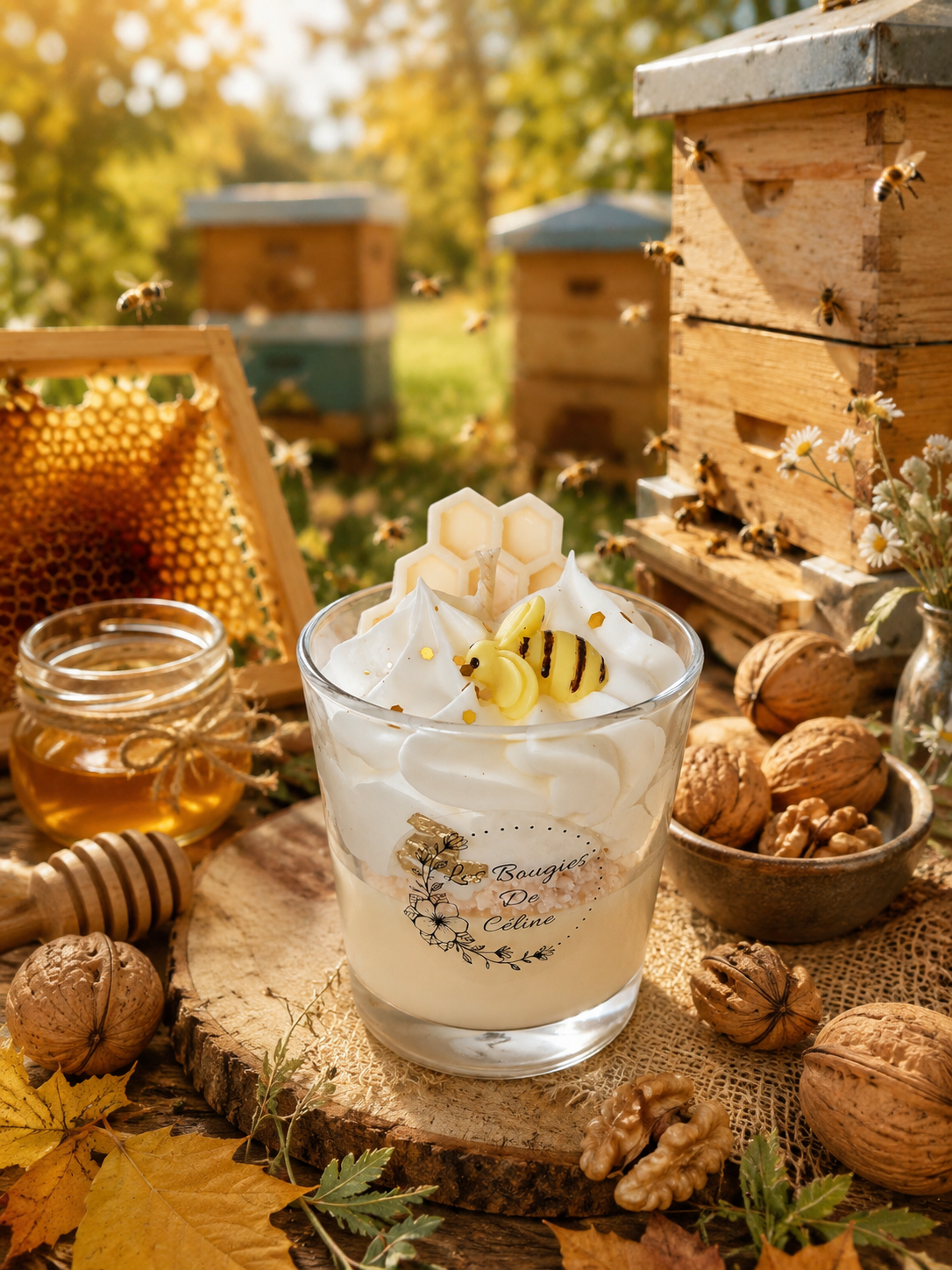 Bougie Gourmande Miel et Noix