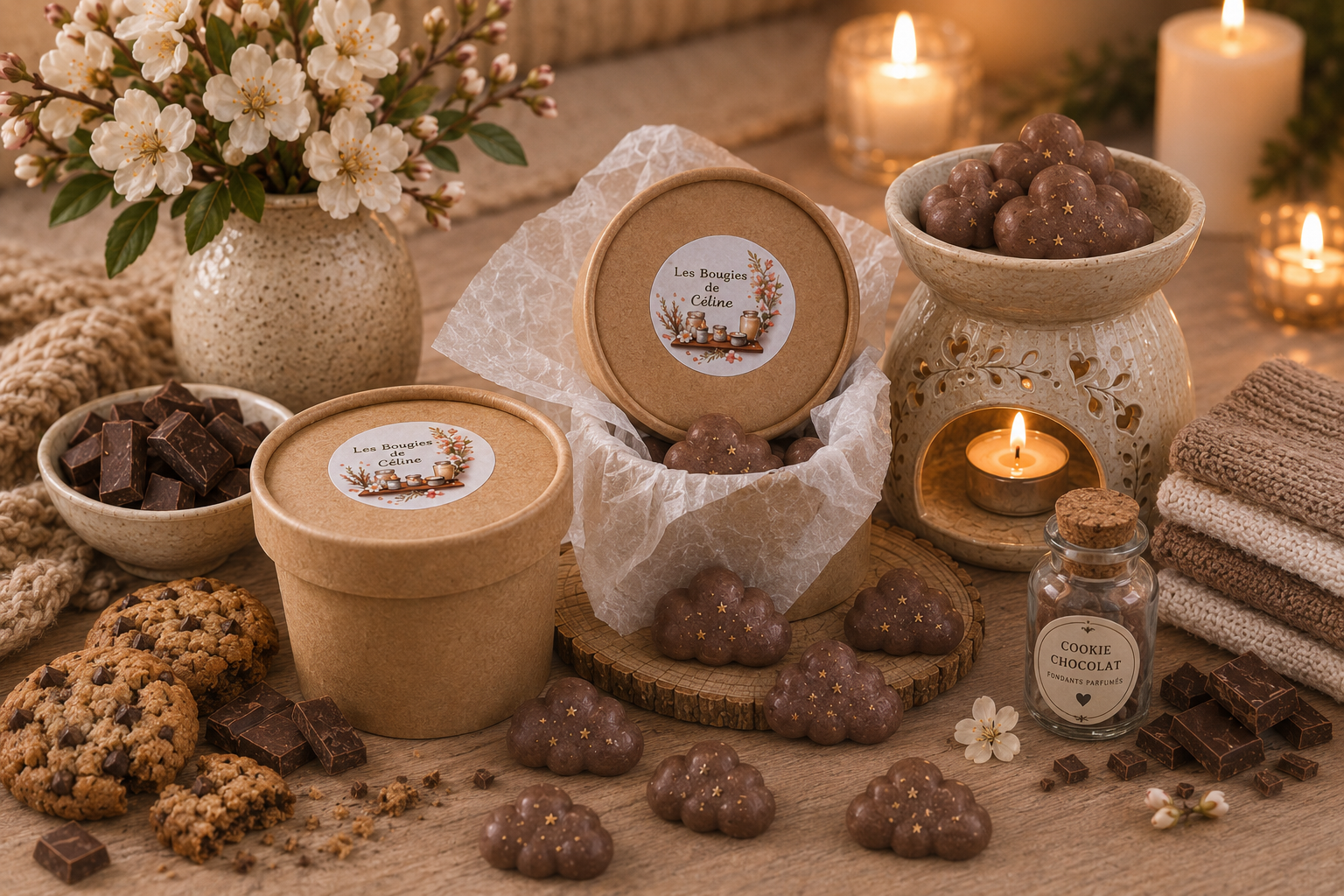 Boite de Fondants cookie aux Chocolat