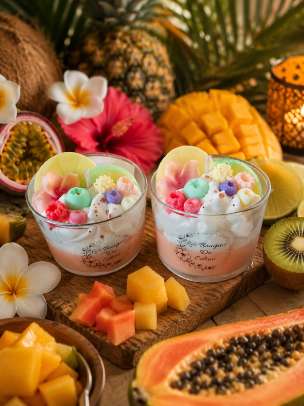 Bougie Gourmande Fruits tropicaux