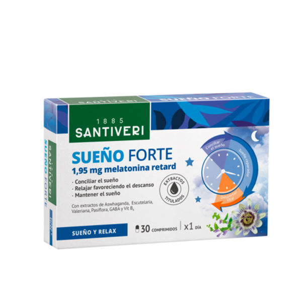 SUEÑO FORTE  30 Comprimidos  Santiveri
