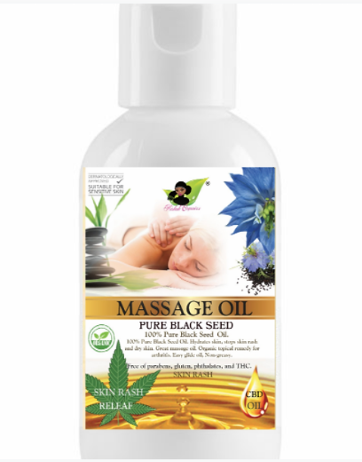 PURE BLACK SEED / RAWSHEA BUTTER MASSAGE OIL