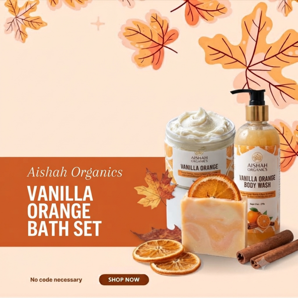 Vanilla Orange Bath Set