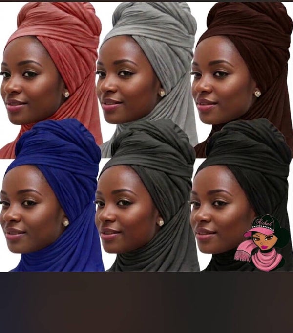 Stretch Polyester/ Cotton Wrap Hijab