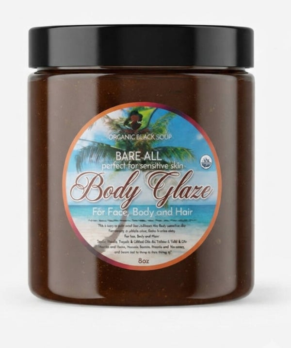 4OZS. BODY GLAZE-PURE BLACK SOAP