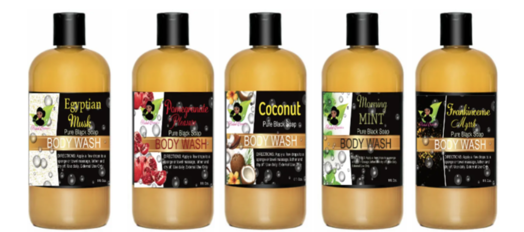 Pure Black Soap- Body Wash Collection Set