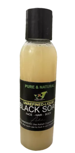 Pure and Natural BLACK SOAP - FACE- BODY- HAIR!