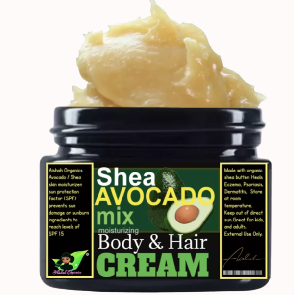 Raw Shea Butter Mix- Avocado