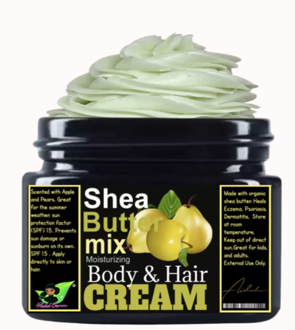 Raw Shea Butter Mix- Applesa and Pears