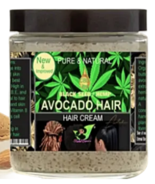 CBD AVOCADO BLACK SEED HAIR GEL-CREAM