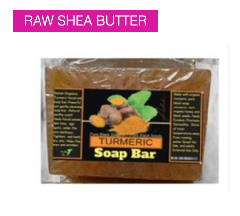 RAW SHEA BUTTER / TURMERIC SOAP BAR