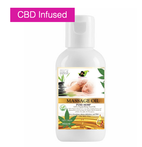 PURE HEMP MASSAGE OIL