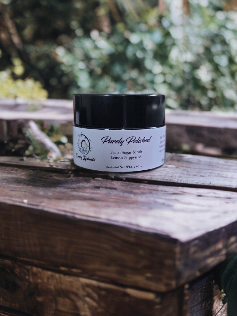 Purely Polished - Facial Sugar Scrub 0.5 oz (14g) (Non-Tallow) Sampler