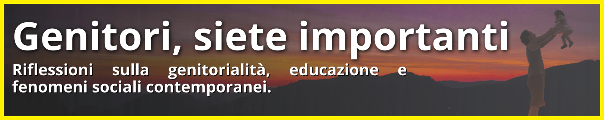 Sezione dedicata ai genitori con editoriali e riflessioni su genitorialità, educazione e fenomeni sociali contemporanei.
