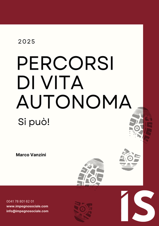 Copertina del manuale Percorsi di vita autonoma, si può