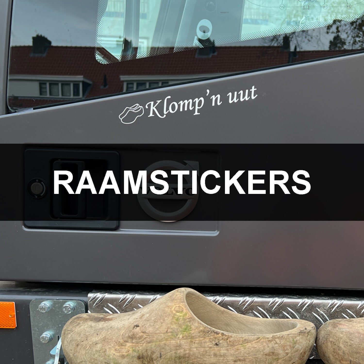 boeren raamsticker