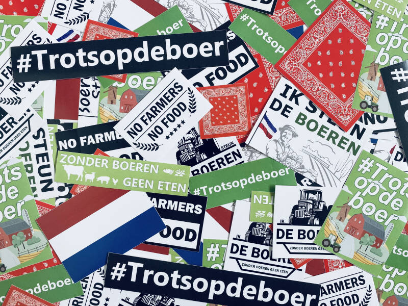 mix van boeren stickers