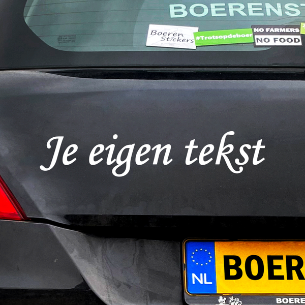 Je eigen Raamsticker (60cm)