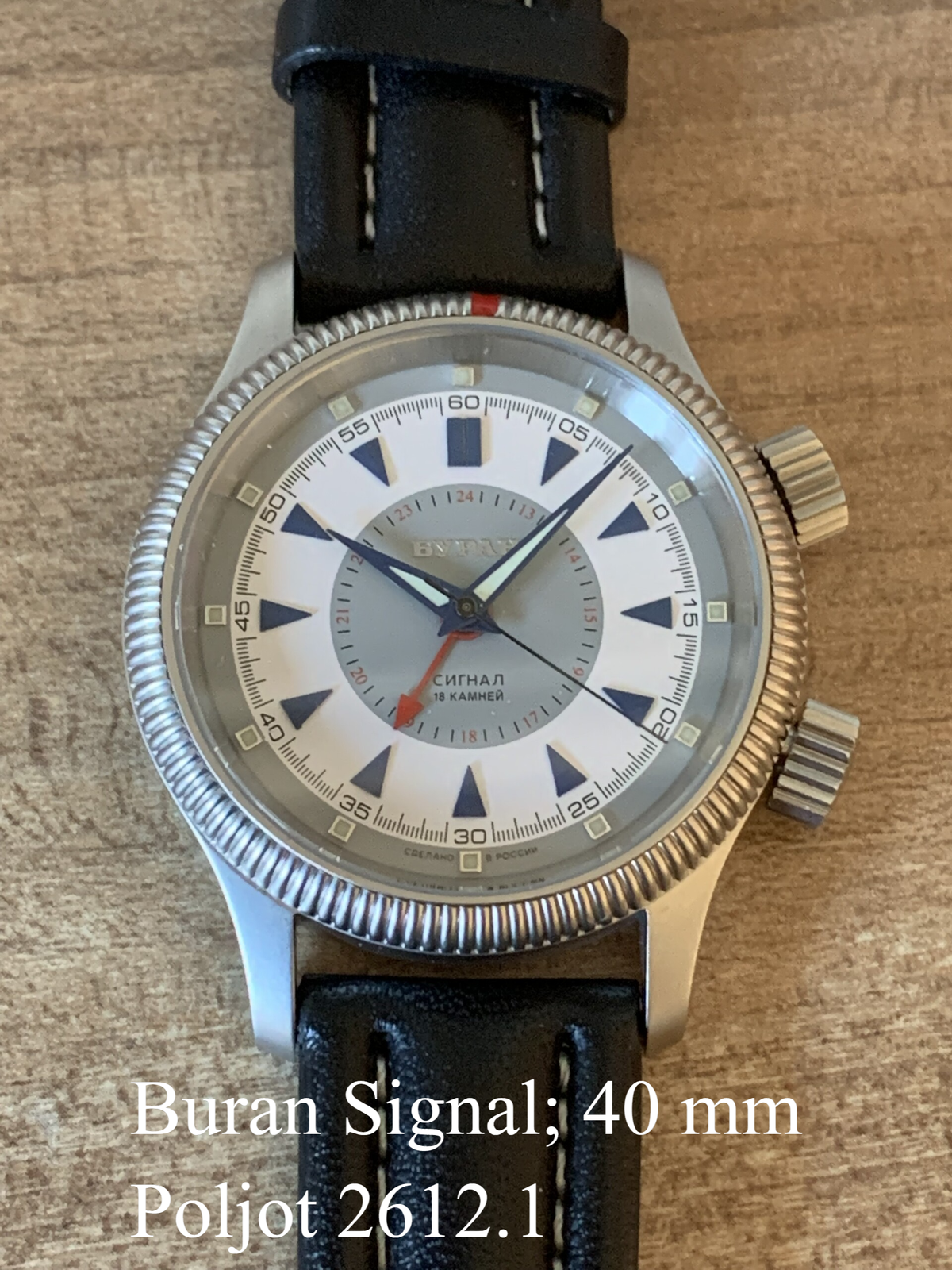 Poljot 1M Z Alarm wrist watches L Z Watches Cinci watches