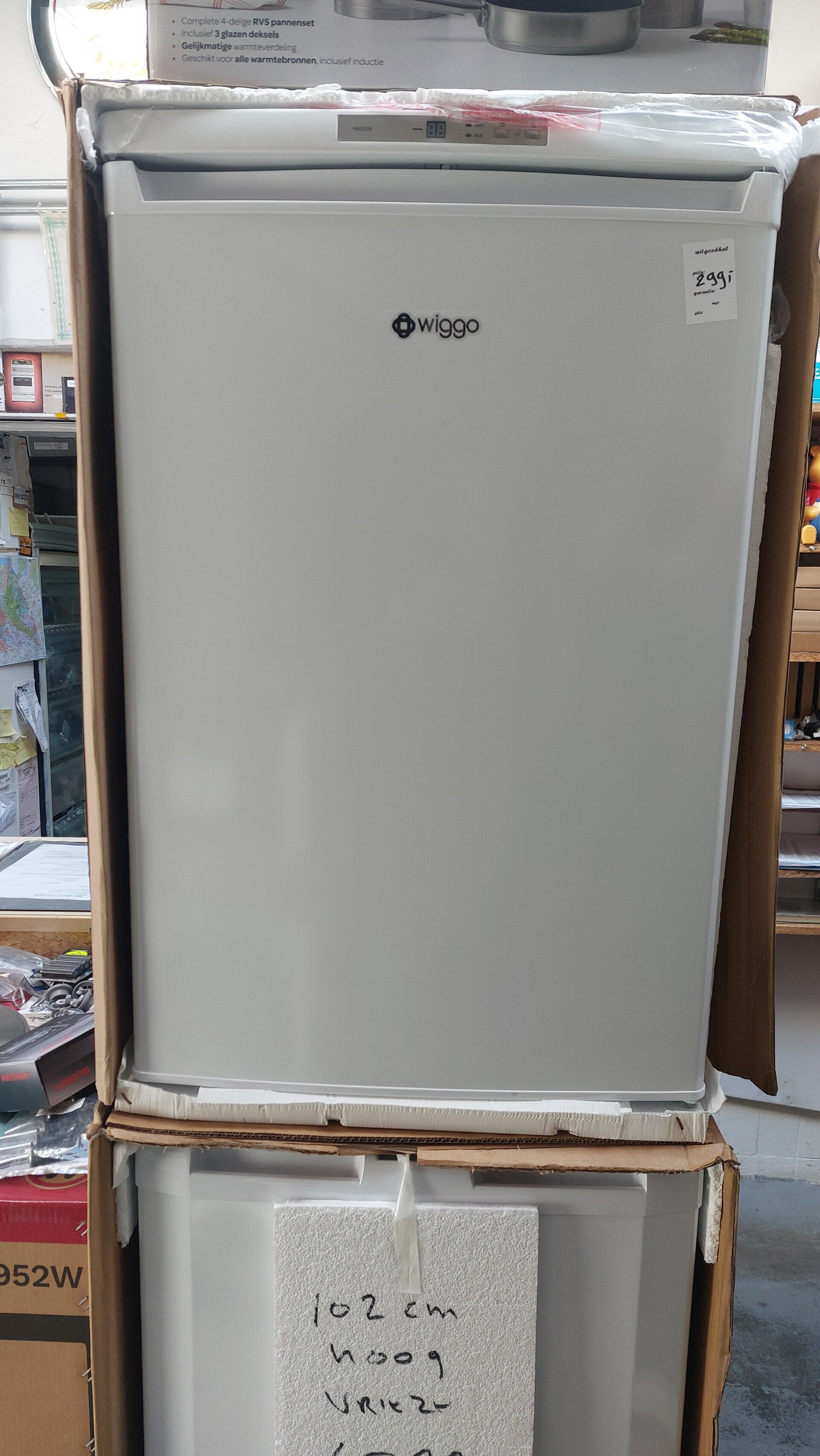 Nieuwe vriezer tafelmodel  met 5 jaar fabrieksgarantie