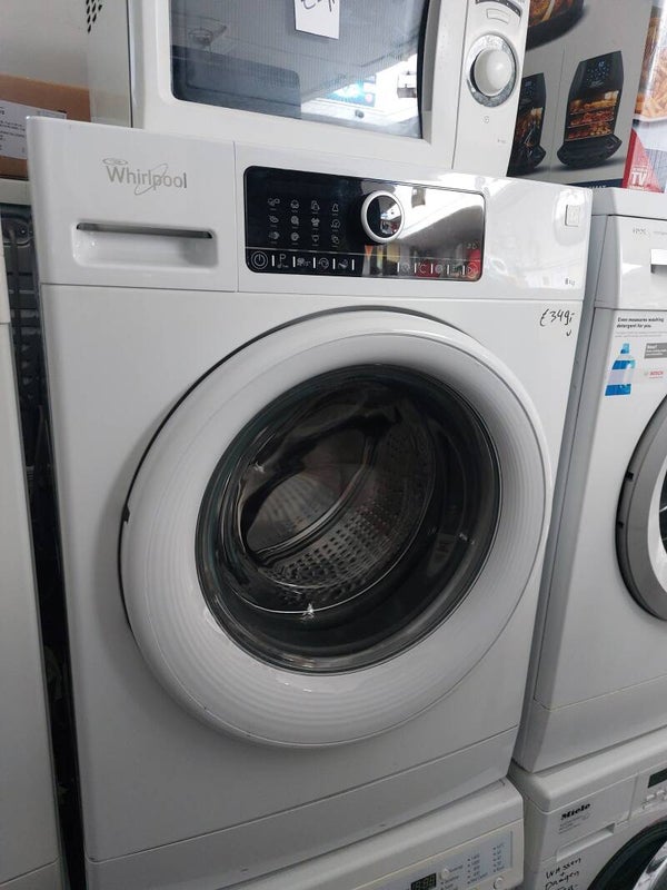 Gereviseerd  8kg  wasmachine  WHIRLPOOL.