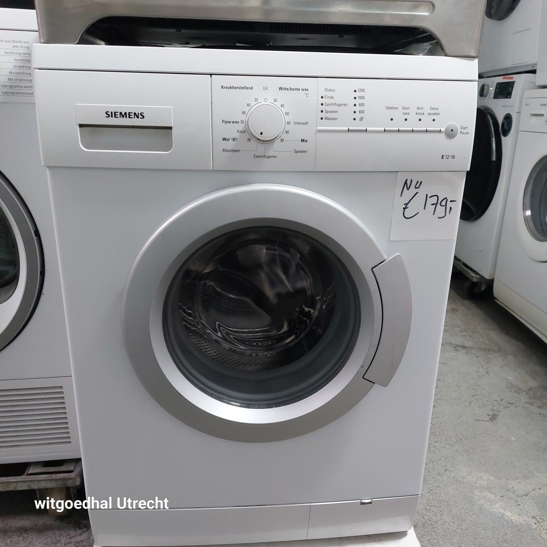 Siemens wasmachine  6kg inhoud