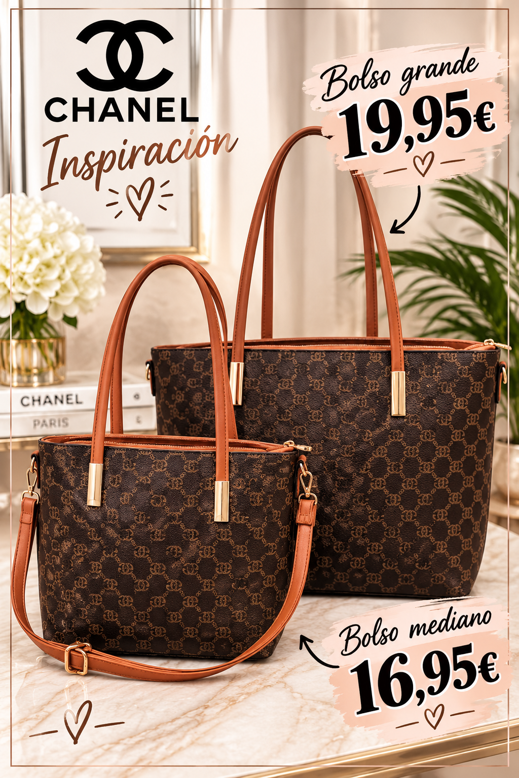Bolso inspiración chanel
