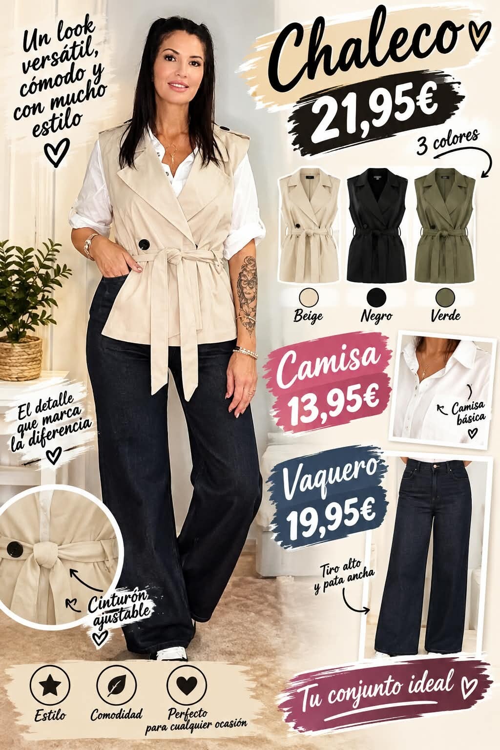 Chaleco claudia