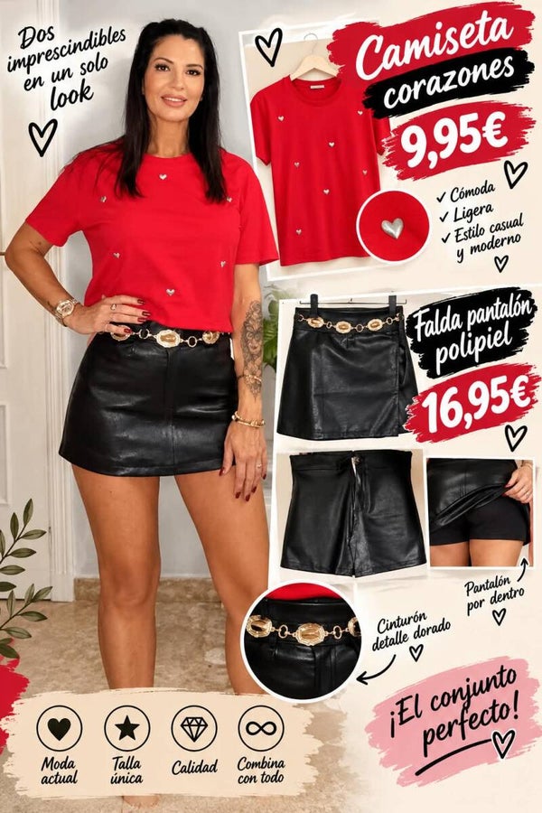 Camiseta corazon