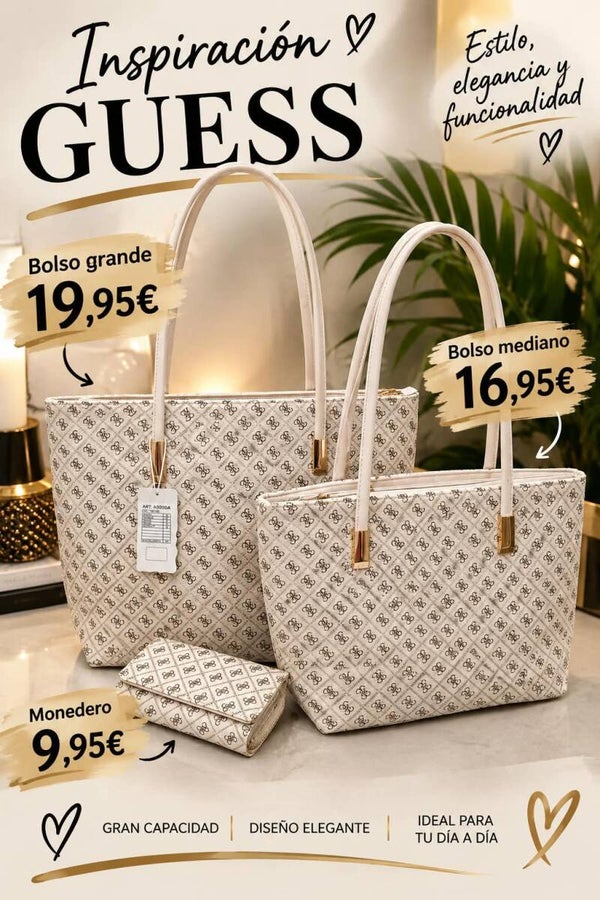 Bolso inspiración guess