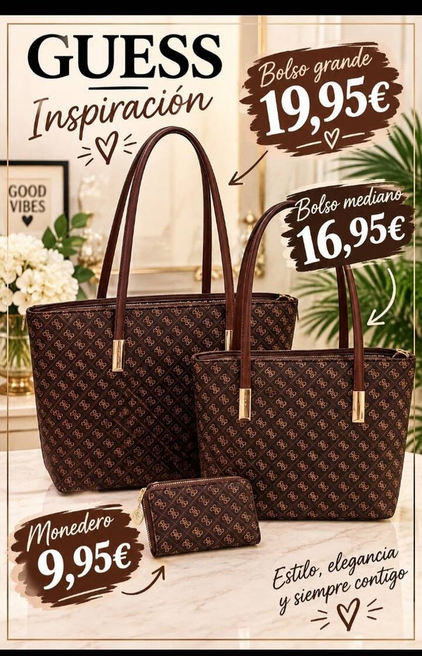 Bolso inspiración guess