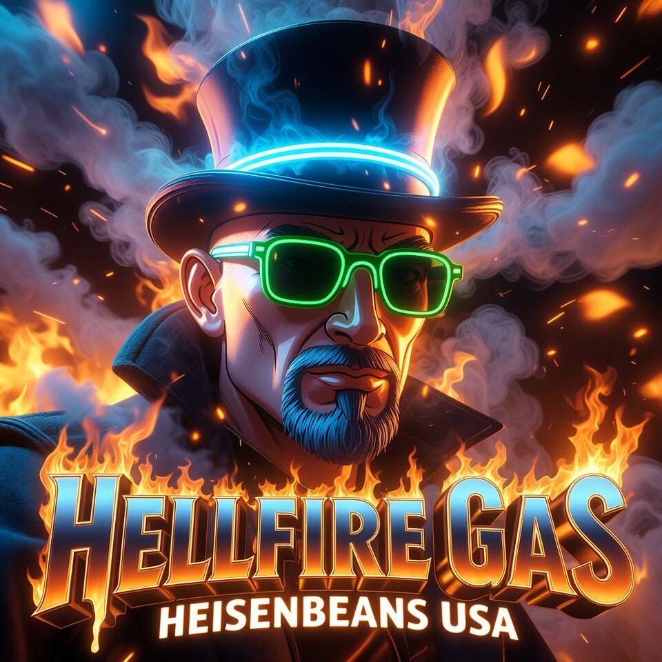 Hellfire Gas Feminised Cannabis Seeds Bud Shot HeisenBeans UK