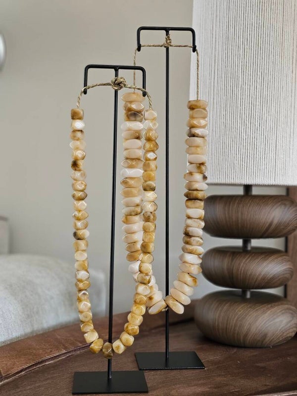 Kralenketting Warm Brown