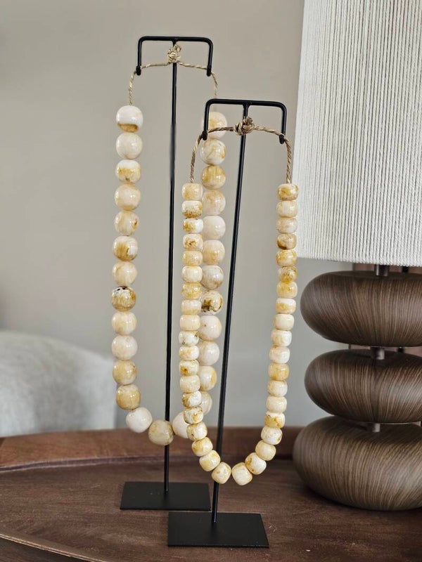 Kralenketting Oker Marble