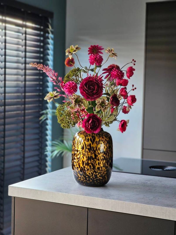 Boeket " Burgundy Passion 2.0 "