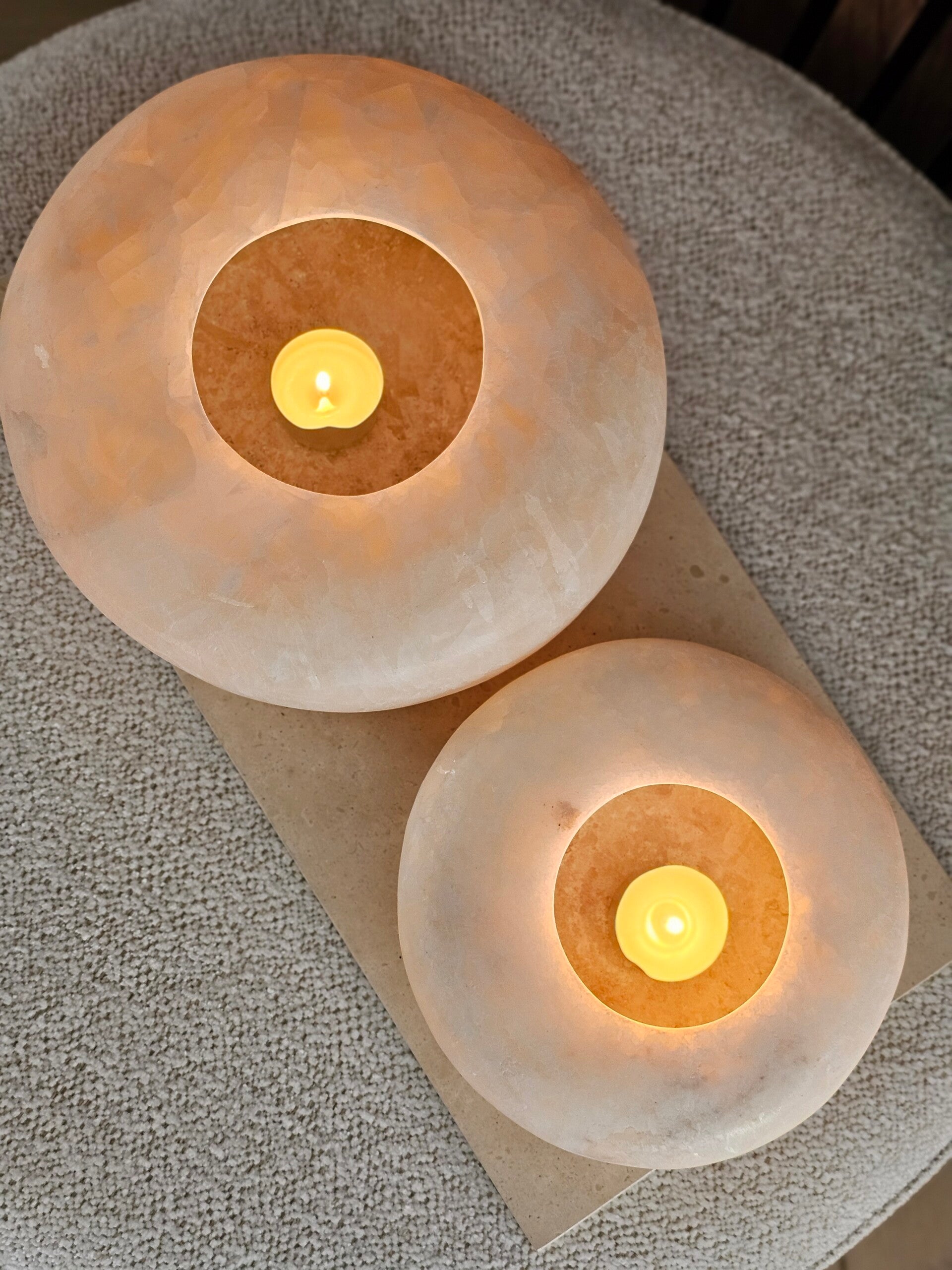 Alabaster set Frisbee "Peacefull"