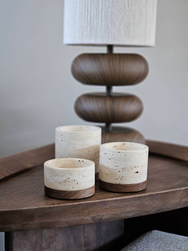 Mooisa Japandi Tavertine Kaarshouder ( Maat S, M en L)