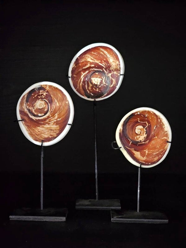 Yara Schelpen op standaard ( set van 3)