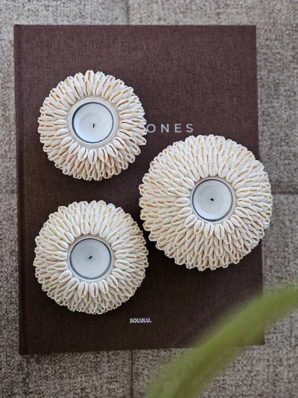 Waxinelichthouder Island Beige