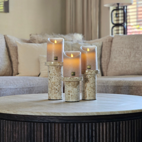 Marmer Kandelaren "Easthetic" (set van 3)