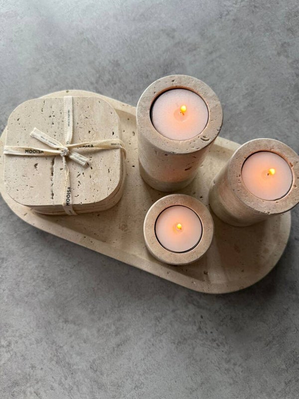 Mooisa Travertine Tray Ovaal