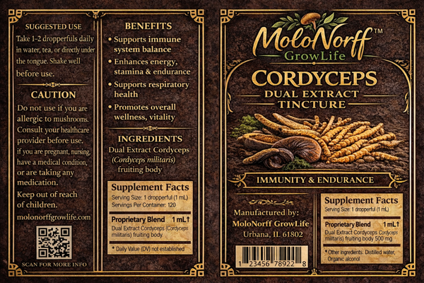 4oz Cordyceps Dual Extraction