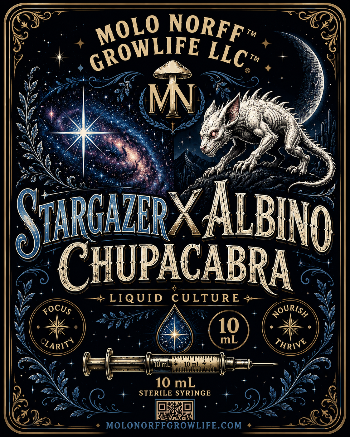 Stargazer x Albino Chupacabra