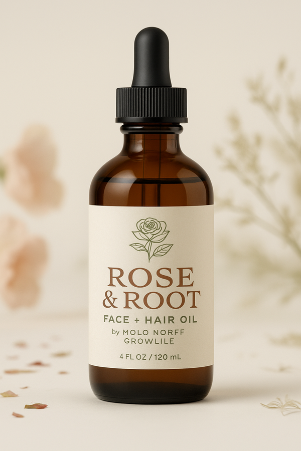 Rose & Root Oil (Face+Hair) 4oz