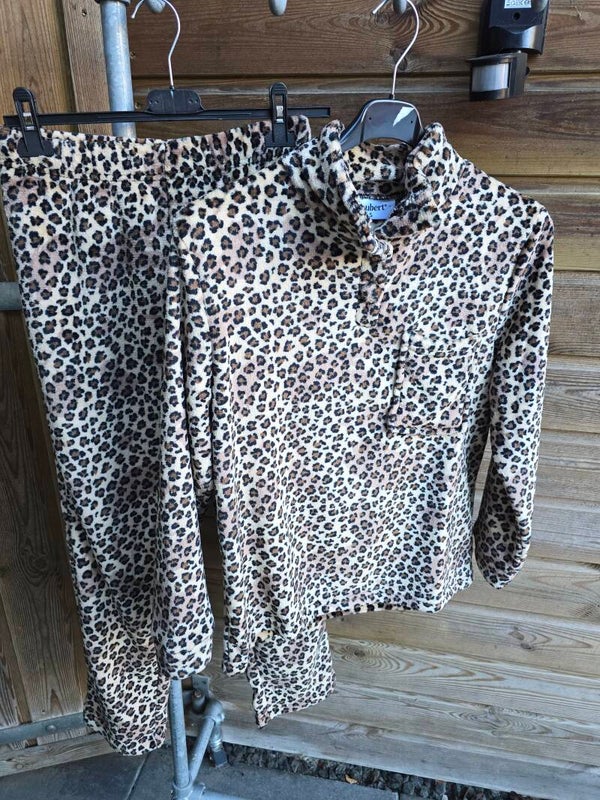 Velours pyama panterprint